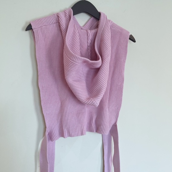 MAJE KNIT COLLAR WITH HOOD - Picture 6 of 9